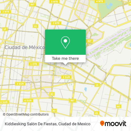 Kiddiesking Salón De Fiestas map