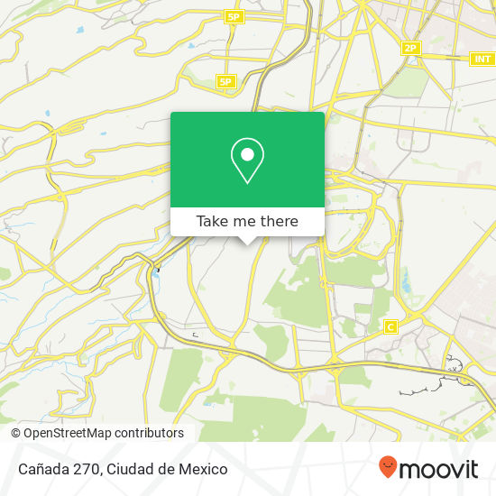 Cañada 270 map