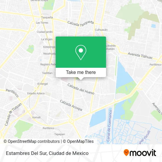 Estambres Del Sur map