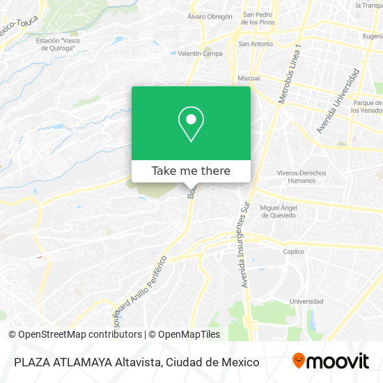 PLAZA ATLAMAYA  Altavista map