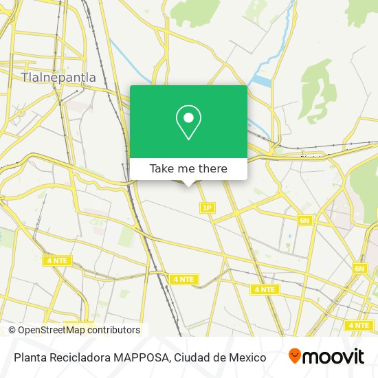 Planta Recicladora MAPPOSA map