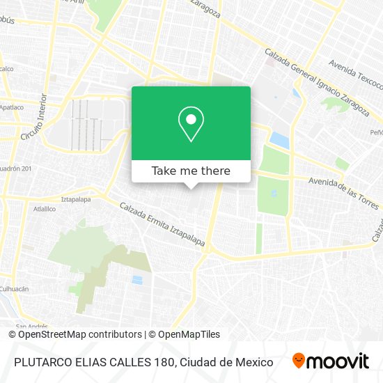 Mapa de PLUTARCO ELIAS CALLES  180