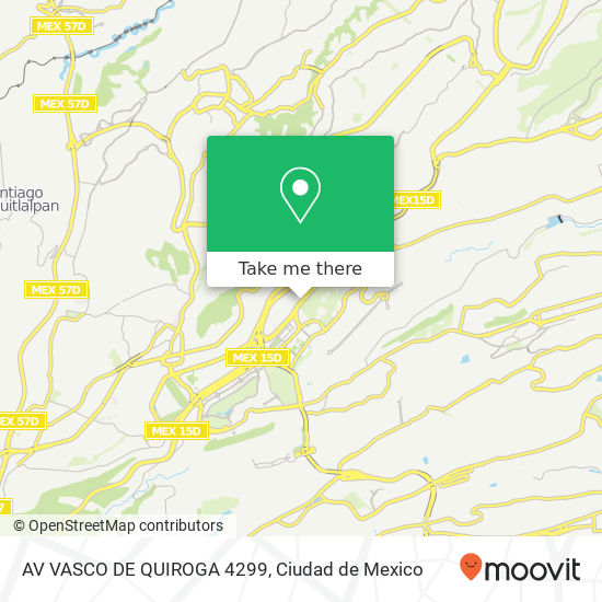 AV  VASCO DE QUIROGA 4299 map