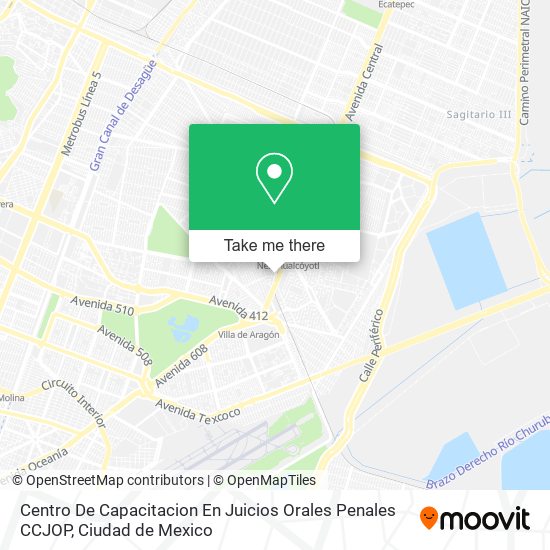 Centro De Capacitacion En Juicios Orales Penales CCJOP map