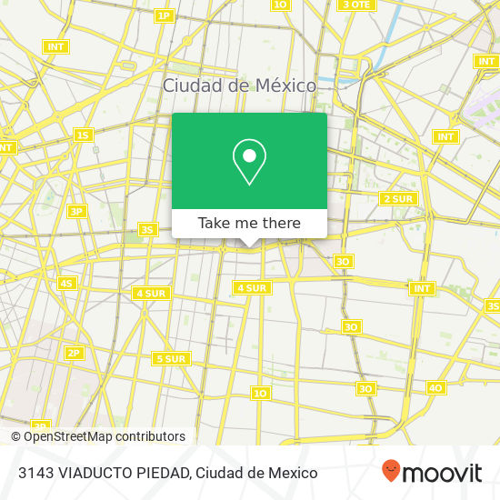 3143 VIADUCTO PIEDAD map