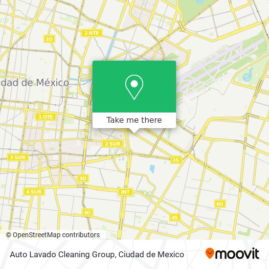 Auto Lavado Cleaning Group map