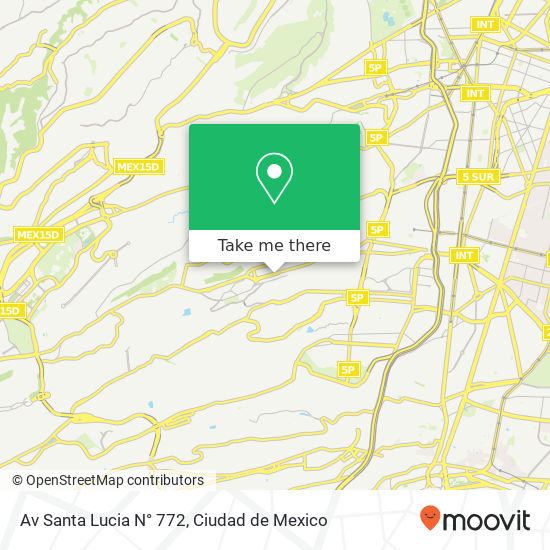 Av Santa Lucia N° 772 map