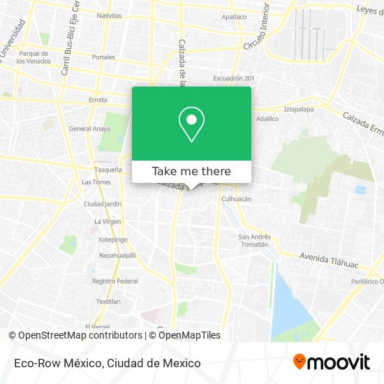 Eco-Row México map