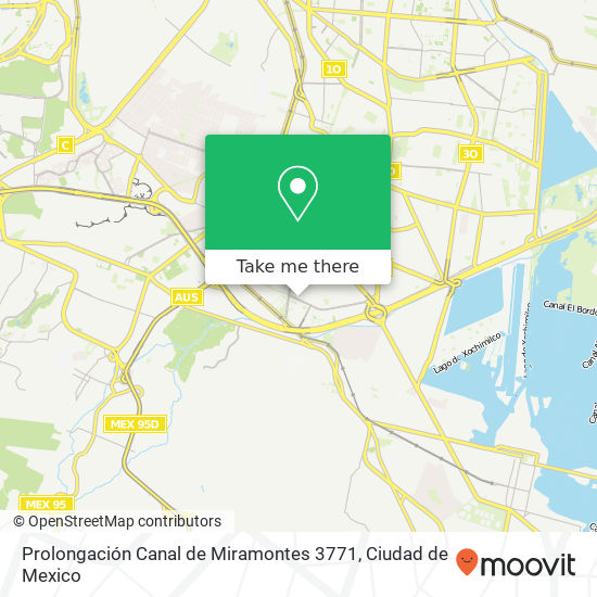 Mapa de Prolongación Canal de Miramontes 3771