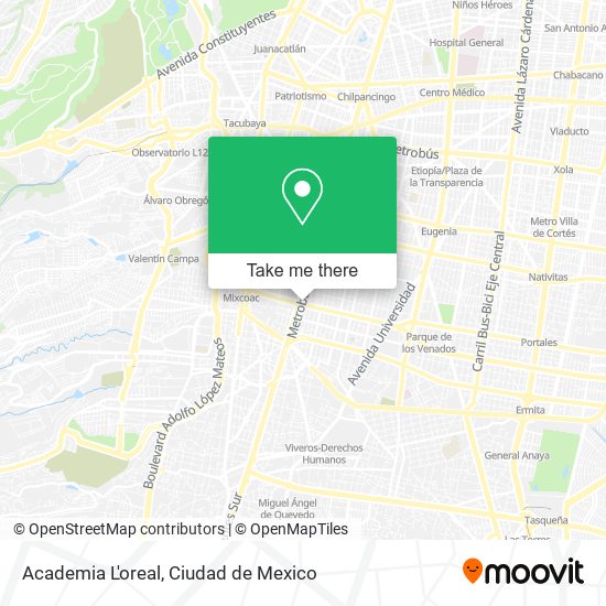Academia L'oreal map