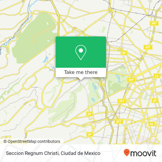 Seccion Regnum Christi map