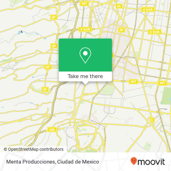 Menta Producciones map