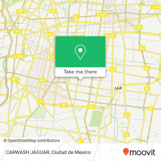 Mapa de CARWASH JAGUAR