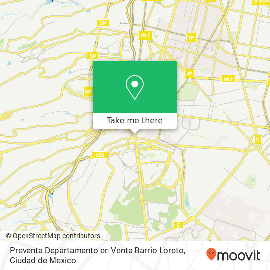 Preventa Departamento en Venta Barrio Loreto map