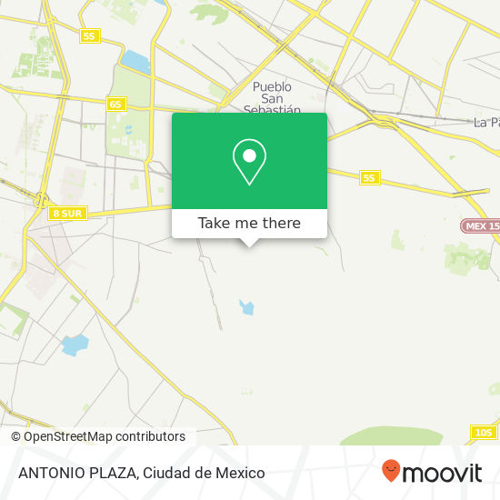 ANTONIO PLAZA map