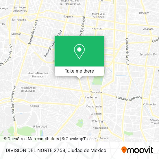 DIVISION DEL NORTE  2758 map