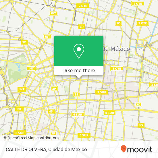 CALLE DR  OLVERA map