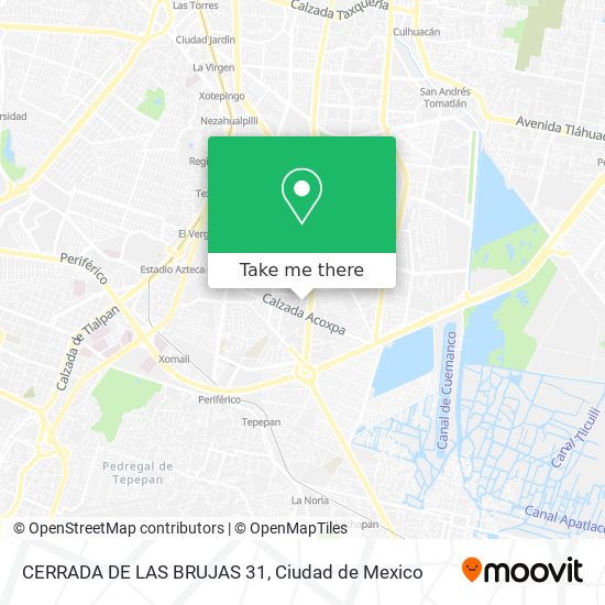 CERRADA DE LAS BRUJAS 31 map