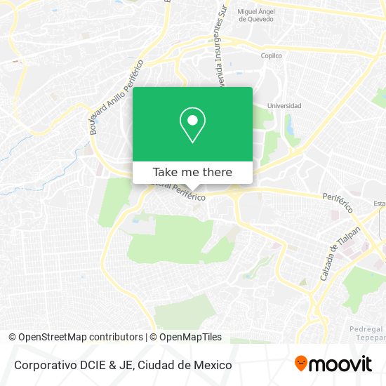 Corporativo DCIE & JE map