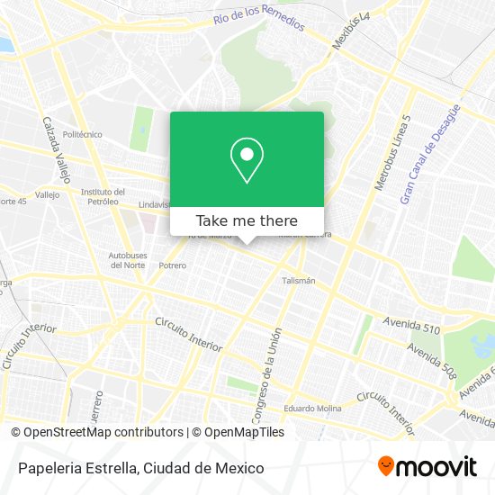 Papeleria Estrella map
