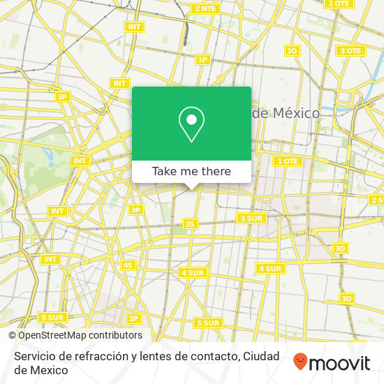 Servicio de refracción y lentes de contacto map