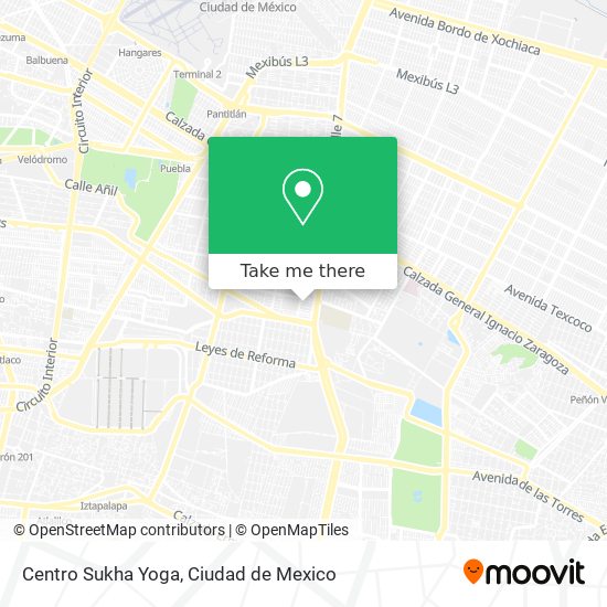 Centro Sukha Yoga map