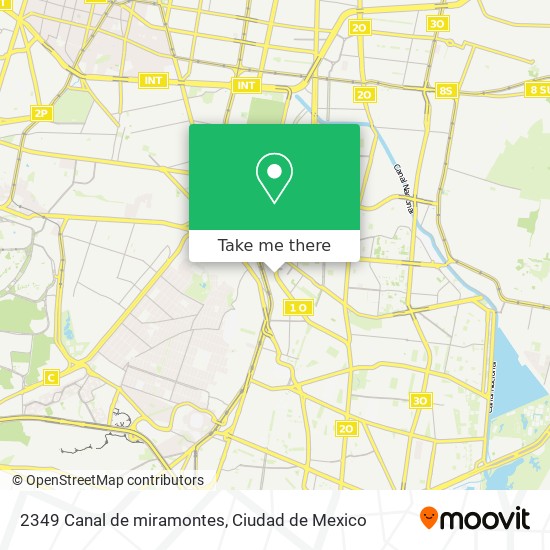 2349 Canal de miramontes map