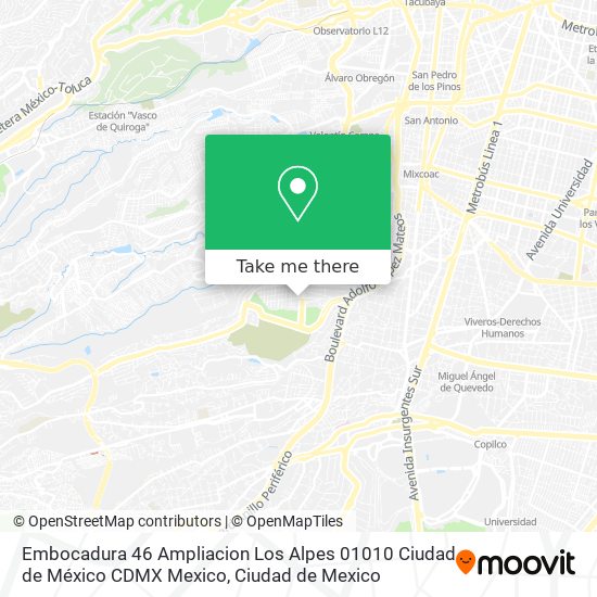 Embocadura 46  Ampliacion Los Alpes  01010 Ciudad de México  CDMX  Mexico map