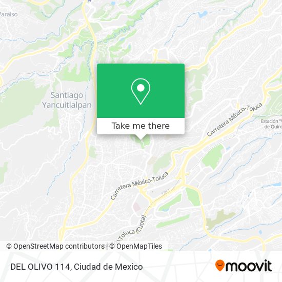 Mapa de DEL OLIVO 114
