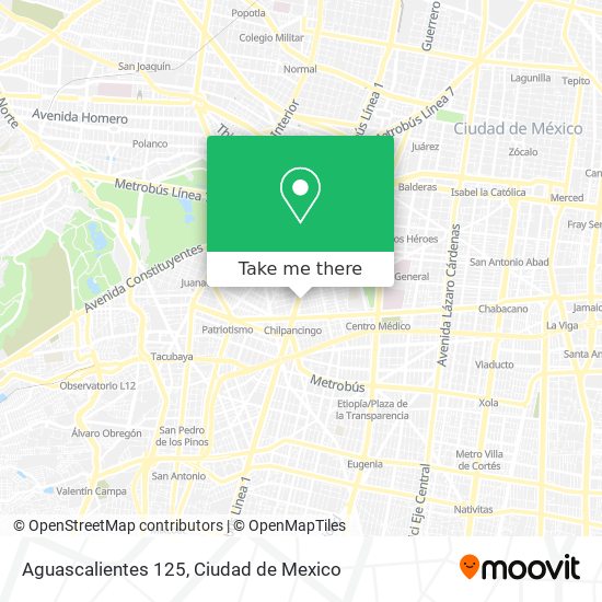 Mapa de Aguascalientes 125