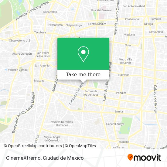 Mapa de CinemeXtremo