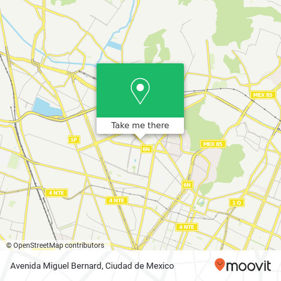 Avenida Miguel Bernard map