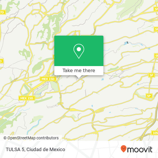 TULSA 5 map