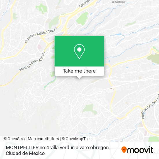 MONTPELLIER no 4  villa verdun  alvaro obregon map