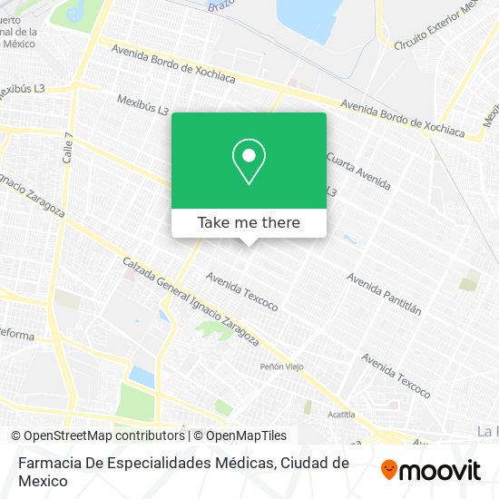 Farmacia De Especialidades Médicas map