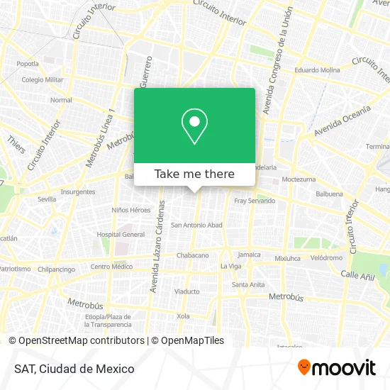 SAT map