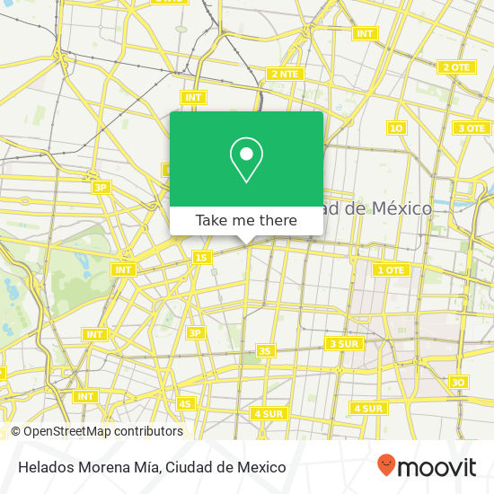 Helados Morena Mía map