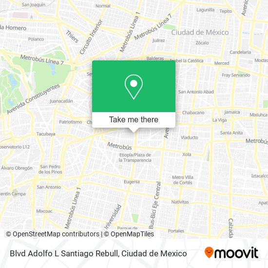 Blvd  Adolfo L Santiago Rebull map