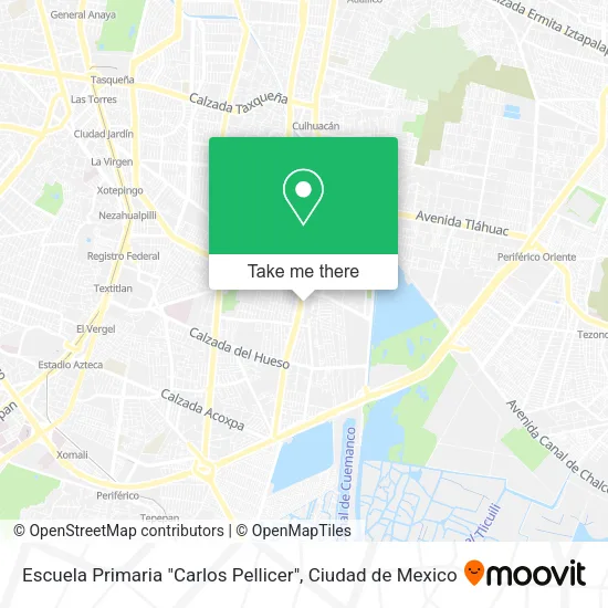 Escuela Primaria "Carlos Pellicer" map