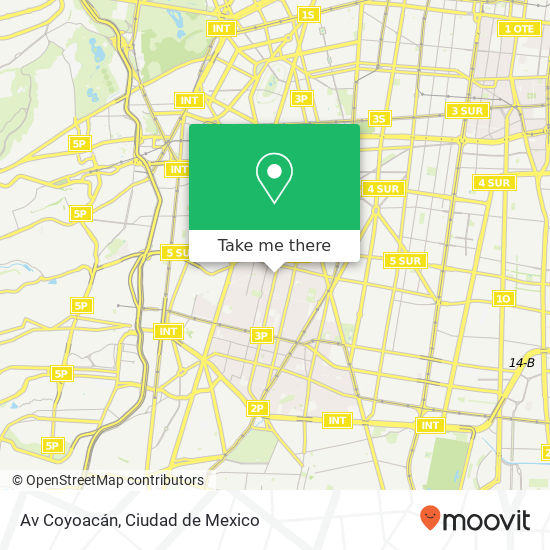 Av  Coyoacán map