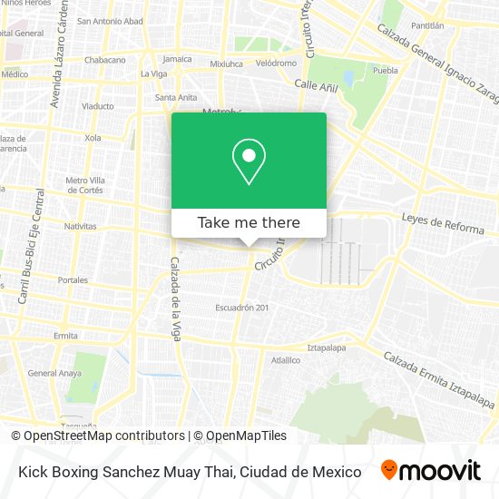 Kick Boxing Sanchez Muay Thai map