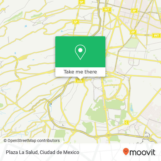 Plaza La Salud map