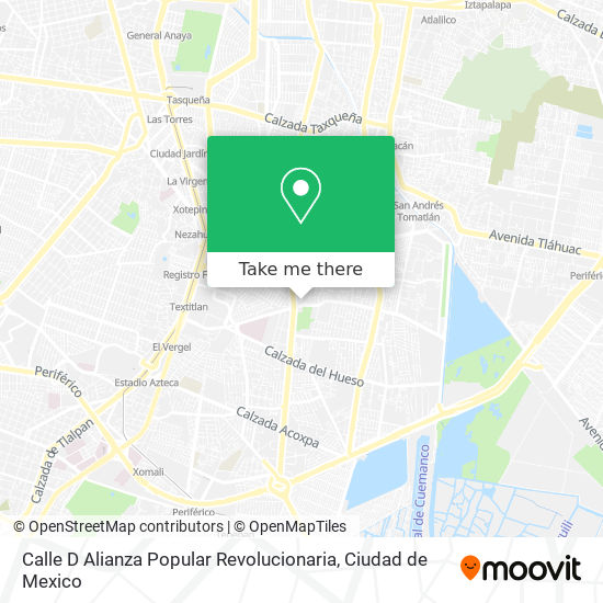 Mapa de Calle D  Alianza Popular Revolucionaria