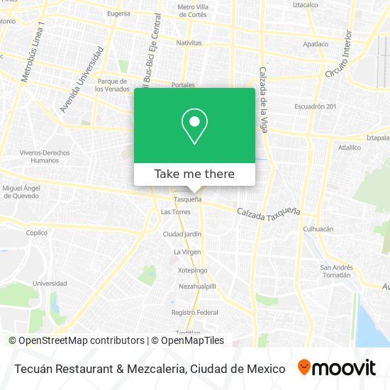 Mapa de Tecuán Restaurant & Mezcaleria