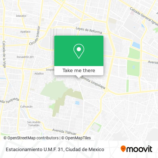 Mapa de Estacionamiento U.M.F. 31