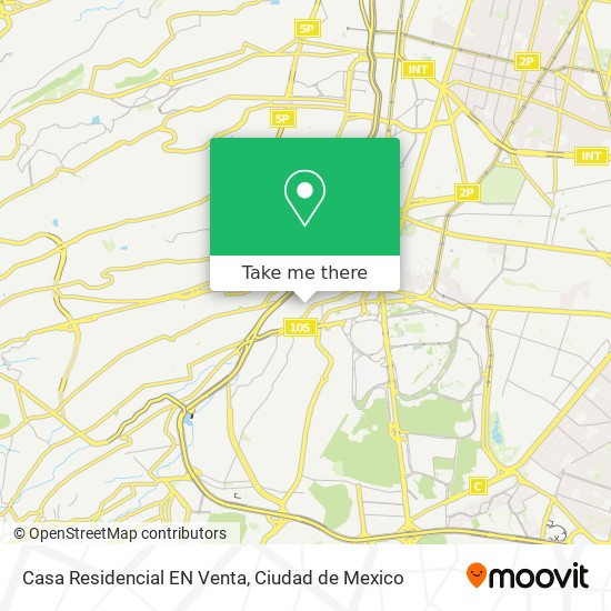 Mapa de Casa Residencial EN Venta