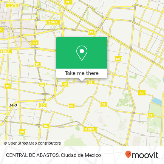 CENTRAL DE ABASTOS map
