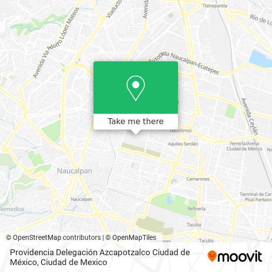 Providencia  Delegación Azcapotzalco  Ciudad de México map