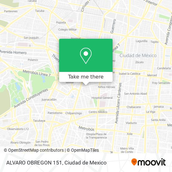 ALVARO  OBREGON    151 map