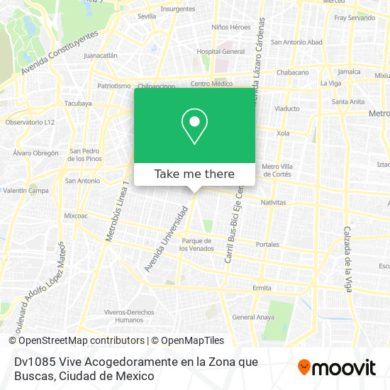 Mapa de Dv1085  Vive Acogedoramente en la Zona que Buscas